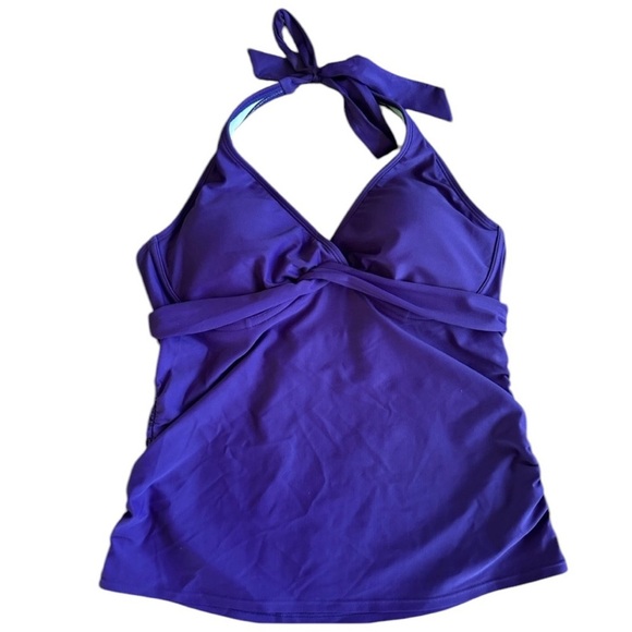 Athleta Other - Athleta purple tankini bikini top size 36B/C